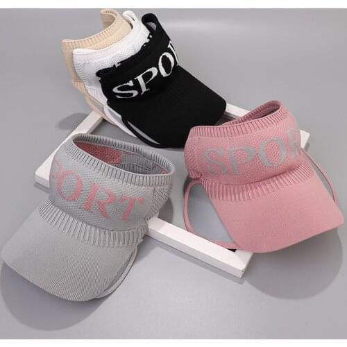 Summer Hat Women Travel Beach Sun Cap Men Outdoor Sports Sun Protection Visor Hats For Ladies Empty Top Hat