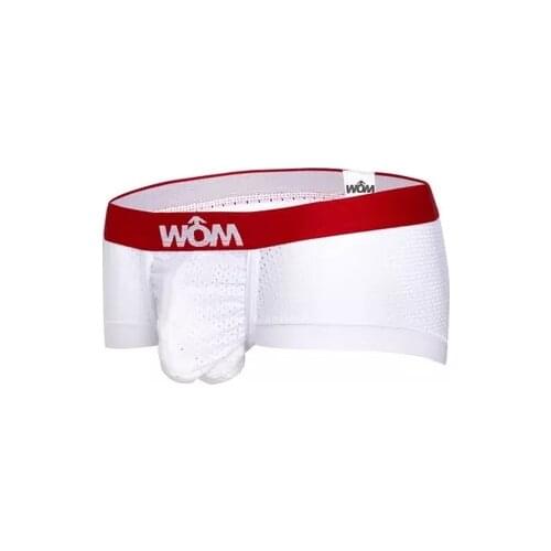 White-collar dry gun-type segregation mens underwear u convex bag scrotum care health-proof sexy boxer