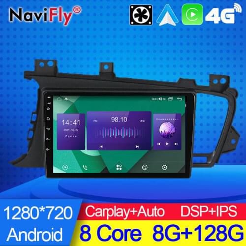 NaviFly 7862C 6G 128G 1280*720 Android 10 All In One Car Intelligent System For KIA K5 Optima 3 TF 2010 - 2015 Built In Carplay