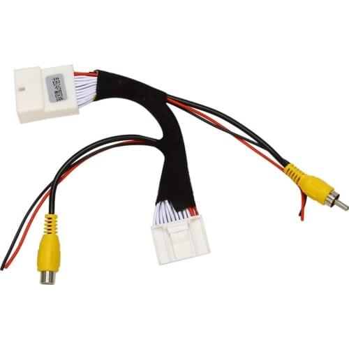 Reverse Backup Camera Car Radio Stereo T-Harness for Rear View Camera Adapter Cable for Scion Toyota 2014-2016