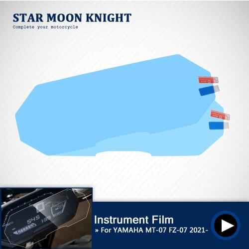 Motorcycle Scratch Cluster Screen Dashboard Protection Instrument Film For YAMAHA MT-07 MT07 FZ-07 FZ07 MT FZ 07 2021