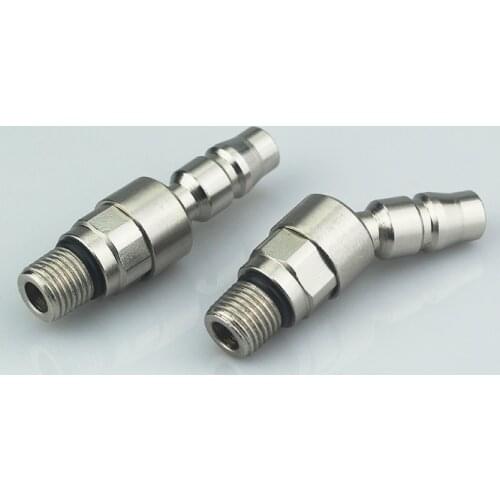 Pneumatic universal quick connector C type tracheal joint air compressor dust blowing gun 360 degree rotating male connector