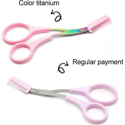 12-color Professional Eyebrow Trimmer Portable Eye Brow Razor Shaver Create 3D Eyebrows Shape Makeup Tools & Accessories