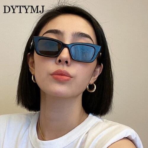 DYTYMJ Small Frame Square Sunglasses Women Luxury Designer Cat Eye Sun Glasses for Women Vintage Gafas De Sol Mujer Shades Women