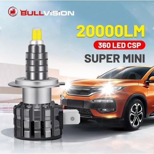 20000LM 360 H7 LED H4 H1 LED Headlight Bulbs H11 H8 H9 LED Lights CSP 9005 HB3 9006 HB4 6000K High Beam Low Beam Turbo Wireless