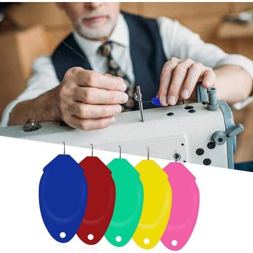 50Pcs Needle Threaders Small Portable Lightweight Needle Threaders Sewing Machine Plastic Craft Tools for Home