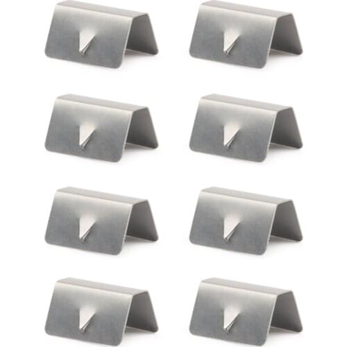 8pcs/Set Fastener Clip Car Window Rain Deflector Channel New Metal Retaining Clips Fit for Heko G3 SNED Clip