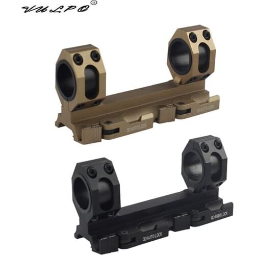 VULPO QD Auto Quick Release Rifle Scope Mount 25.4mm&30mm Tube diameter Mount for 20mm Picatinny Rail