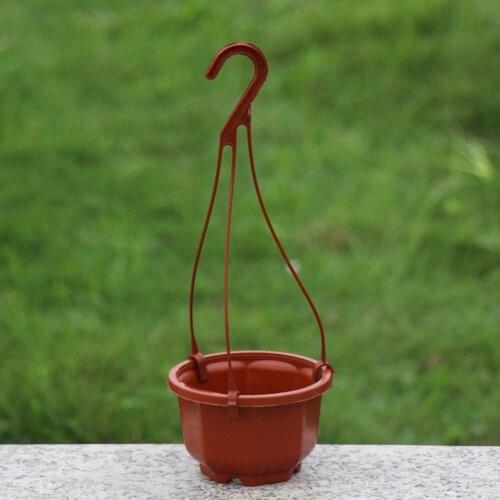 Flower Pot Eco-friendly Drainage Hole Plastic Modern Hanging Flower Pot for Outdoor Garden decoration горшок для цветов
