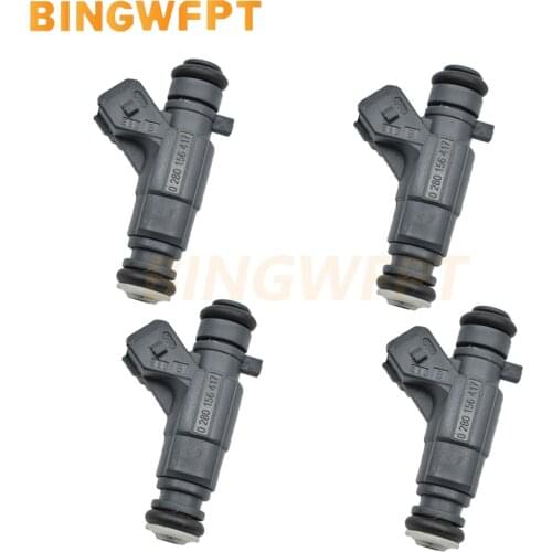 4PCS Auto Spare Parts Fuel injectors Valve Nozzle OEM 0280156417 For Chana Alsvin Dongfeng