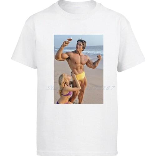 Arnold Schwarzenegger Olympia Bodybuilding Cartoon Breathable Printed Tees Tops Streetwear Harajuku Oversized Men clothing