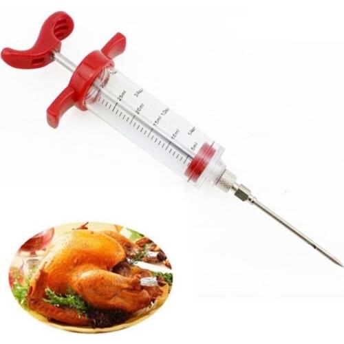 Flavor Needle Turkey Pork Bbq Steak Meat Sauces Syringes Marinades Kitchen Accessories Spices Cooking Tools Kitchen Gadgets Beef