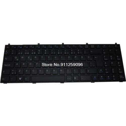 Laptop Keyboard For Exper For Karizma W350HU W350HUQ Turkey TR With Black Frame New