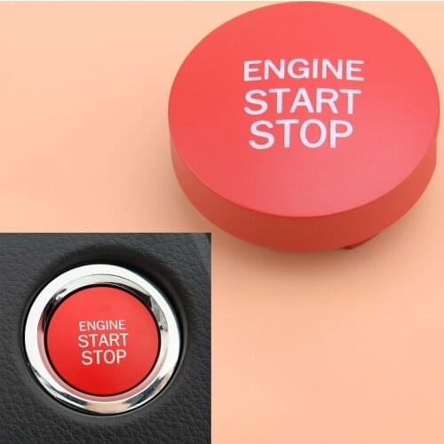 Engine Start Stop Switch Button Fit for RAV4 Toyota Prado CHR Alpha Red