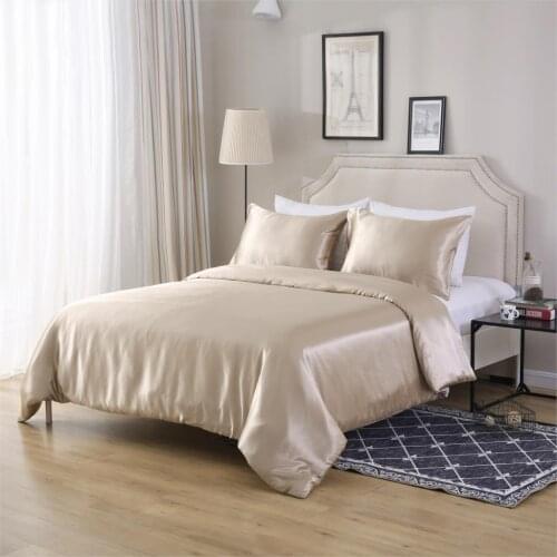 2/3pcs satin bed linen Satin silk bedding set Queen King double bed cover luxury duvet cover set Quilt Cover Pillowcase for home