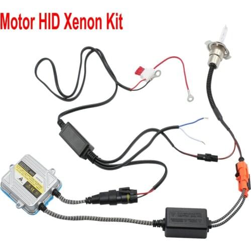 1 set 12V 35W H6 H4 Hi/low bi xenon Motorcycle HID Xenon Conversion Kit,4300K,6000K,8000K,10000K