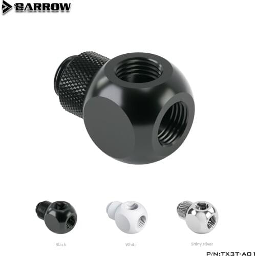 Barrow PC water cooling Fittings 3Way/4Way/5Way Cubic tube connector T-Splitter/X-Splitter TX3T-A01 TX4T-A01 TX5T-A01