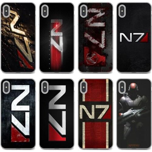 Soft Case For Xiaomi mi Redmi Note 3 4 4X 5 6 7 8 8t 9 9s 9t 10 pro lite Mass-Effect-N7-Armour-Logo-Print