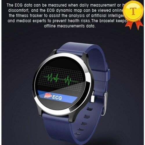 New smart band ECG smart bracelet can display ECG directly color screen life remind smartband wristband for Android ios phones