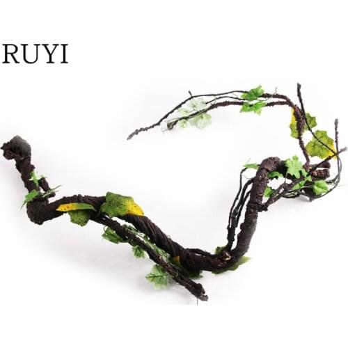 Foaming withered vine fake root artificial Grape leaves flower simulation plants leaf soft rattan Shop background decoration 1pc