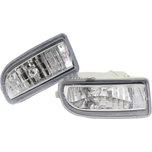 DWCX 1 Pair Car Front Bumper Lamp Fog Light 81220-60042 81210-60122 fit for Toyota Land Cruiser FJ100 1998-2005 2006 2007