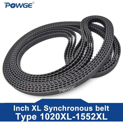 POWGE XL Timing belt 828/900/1020/1300 Width 025 6.35mm 037 Teeth 414 450 510 650 Synchronous Belts 828XL 900XL 1020XL 1300XL