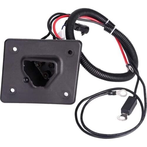 For Golf Cart 48V Delta-Q Charger Receptacle for Ezgo Rxv 2008-Up Electric, for Ezgo 2Five 2010-Up, W/Wires 602529