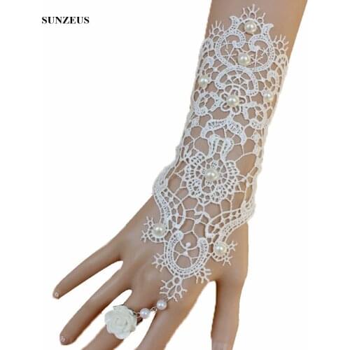 Свадебные перчатки без пальцев Sunzeus China At AliExpress