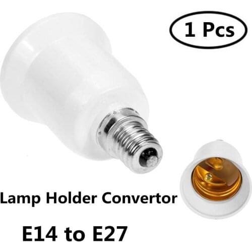 1pcs Lamp Holder Converter E14 TO E27 Adapter Conversion Socket High Quality Material Fireproof Socket Adapter Lamp Holder