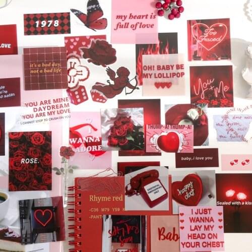 40 pcs/pack Beautiful scenery Stickers aesthetic Gift Sealing Stick Labels Scrapbooking Decorative notebooks Diary Diy Stickers