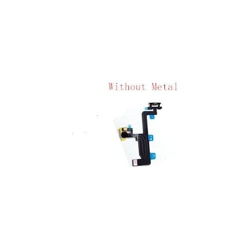 50pcs/lot OEM New For iPhone 6G 4.7"Power Button Switch On/Off Flex Cable Ribbon With Metal Bracket Replacement Parts