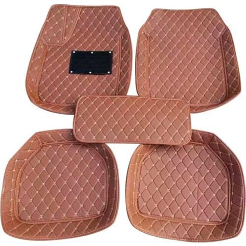 Car Floor Mats Universal for Citroen C4 PICASSO C2 C3-XR C4L C5 C6 C-Quatre C-Elysee C-Triomp Car Leather floor mat carpet liner