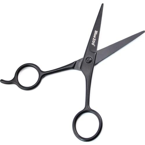 Bluezoo Hair Black 12.2cm Face Hair Remove Nose Hair Beard Beard Eyebrow Stainless Steel Beauty Scissor