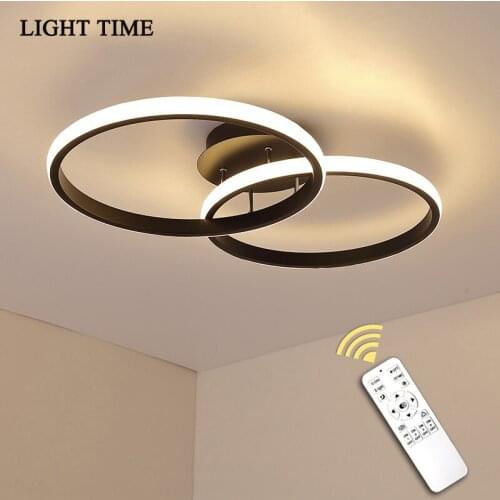 Black&White Led Ceiling Light For Living room Bedroom Corridor Foyer Lustre Home Lighting Ceiling Lamp Metal Body Luminaires