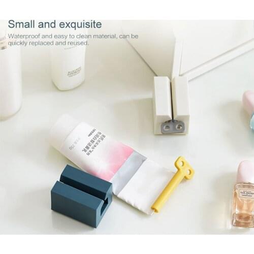 1pc home Kids Toothpaste Dispenser Tube Squeezer Tooth Paste Squeezer Facial Cleanser Press Rolling Holder Bathroom Accessories