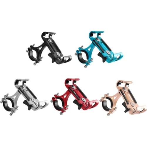 GPS Handlebar Mount Holder Aluminum Motorcycle Bike Bicycle MTB for Cell Phone Anti-vibration Fixed Bracket Riding Equipment