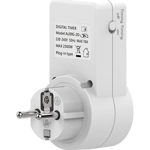 Hot Sale Countdown Switch Two Digit Display Countdown Timer Time Control Telephone Battery Electric Vehicle Charging 10A EU Plug