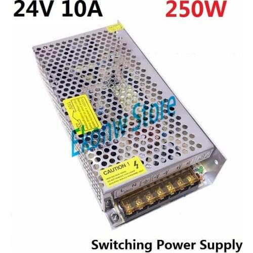 250W 24V 10A Switching Power Supply Factory Outlet SMPS Driver AC110-220V DC24V Transformer for LED Strip Light Module Display