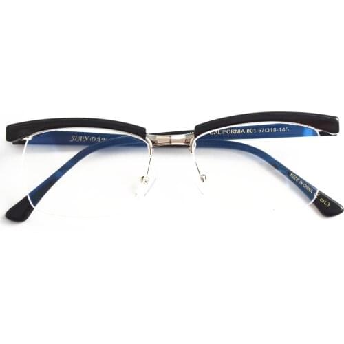 Tom Hardy Classic Acetate Half Frame Glasses Men Square Semi Rimless Eyeglasses Male Myopia Optical Prescription Eyewear