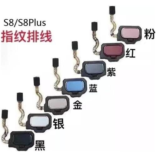 Home Return Key Button Flex Cable For Samsung Galaxy S8 + S9 Plus G950 G955 G960 G965 Touch ID Fingerprint Sensor