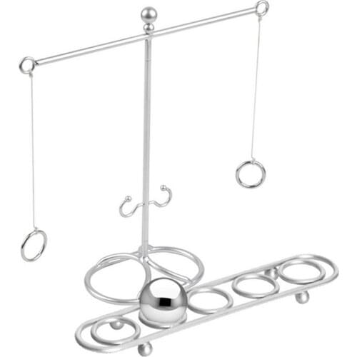 Ring Toss Game For Adults Rings Throwing Games Toys Ring Toss Game Party Toys Drinking Game Toy Stainless Steel Ring Toss Hooks