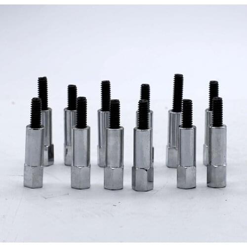 12x Chrome Valve Cover Bolt Set fits for Chevy 283 302 327 350 383 400 High Performance Accessories