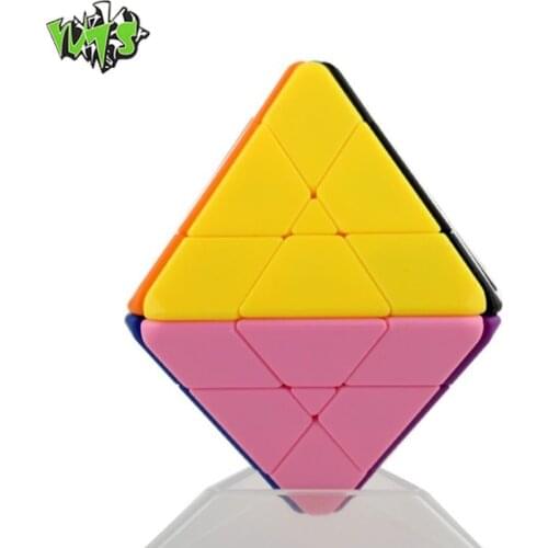 Lanlan 4x4 Octahedron Magic Cube Puzzles stickerless Learning Educational Cubo magico Toys for kid Gift Idea Drop Shipping 4x4x4
