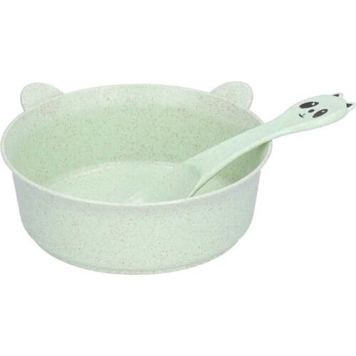 Baby Bowl Multipurpose Large Capacity Cute Baby Feeding Set Cartoon with Spoon for Salads for Fruits for Cereals for Noodles