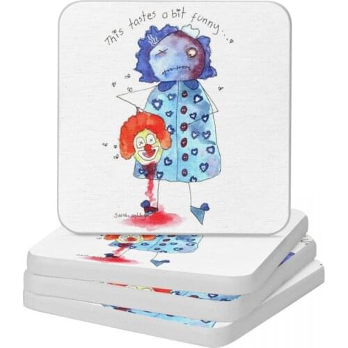 This Tastes A Bit Funny Diatomite Square Round Coaster Anti-Scald Cup Bonsai Mat Soap Toothbrush Pad Wholesale 10x10cm