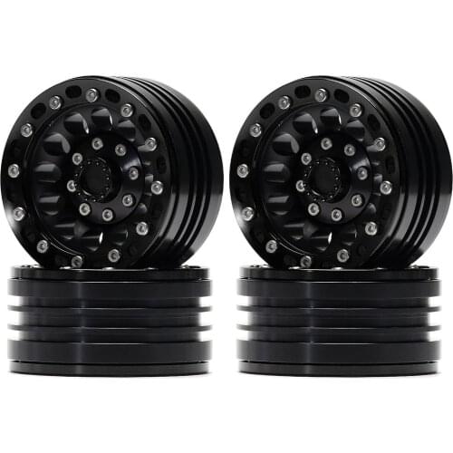 NEW ENRON Alloy 1.9" 55*39*28 Beadlock Wheels Hub Rims Tires for 1/10 RC Car Crawler Tamiya CC01 jimny Axial SCX10 Traxxas TRX-4