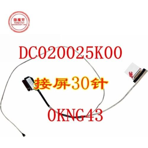 New LCD cable non-touch FHD HD LCD video EDP FHD for Dell Inspiron 3459 3558 5555 5551 5558 5559 KNG43 0KNG43 DC020025K00