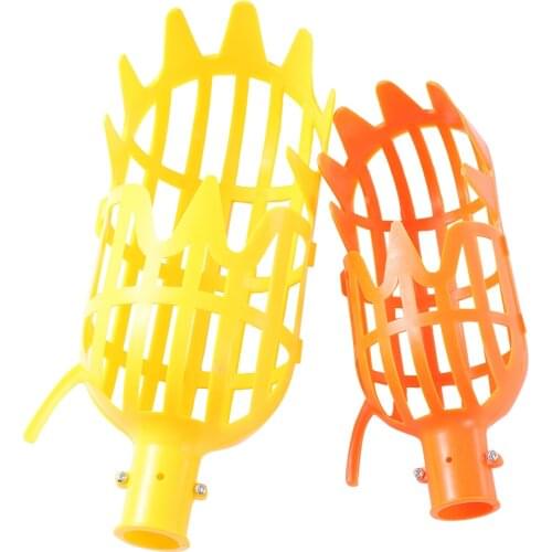 Plastic Fruit Picker Catcher Fruit Picking Tool Greenhouse Farm Garden Orchard High-altitude Picking Device 1pcs