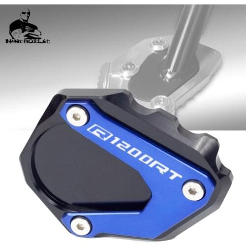 Motorcycle CNC R 1200RT Support Plate Foot Pad Side Stand Enlarge Kickstand For BMW R1200RT R1200 RT 2004-2013 2012 2011 2010