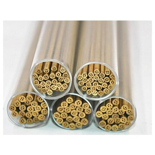 Punch electrode tube punching machine brass wire electrode4.0*400mm single-hole brass tube